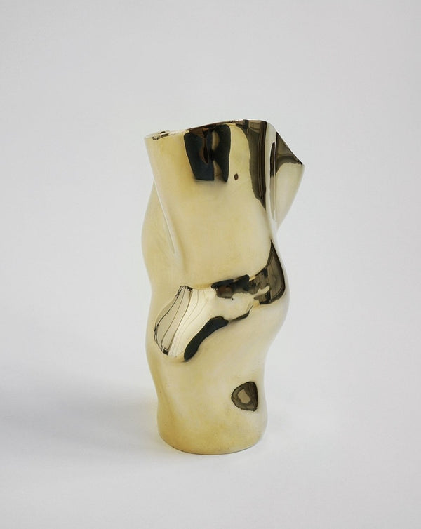 Hein Studio Brass Vase 